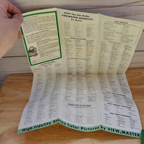 VTG View Master Packet A013 Victoria & Butchart Gardens 3D Pictures Full 3 Reels - Picture 9 of 12